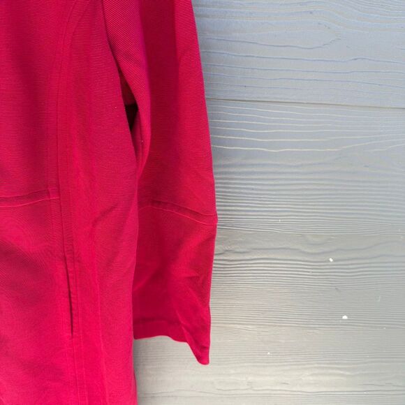 Chicos Long line red suit jacket - Picture 3 of 6